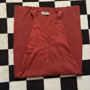 FP Free People Beach Bailey burgundy knit midi dress